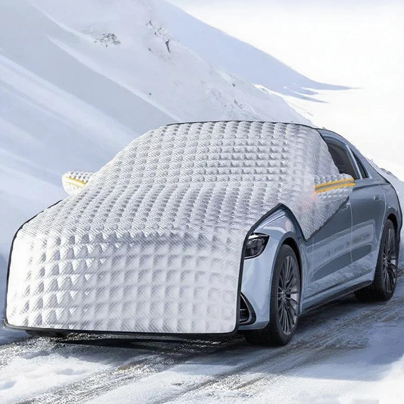 Pare-brise de voiture pare-soleil de neige protecteur imperméable couverture de pare-brise avant été et hiver pare-soleil à double usage neige Shiled