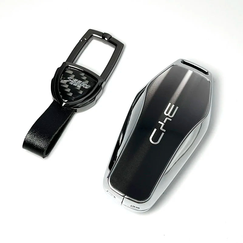 Étui pour clé en métal pour BYD Seal U Atto 3 Sealion 6 07 King Song Plus Han EV Dolphin, support de télécommande, accessoires de voiture