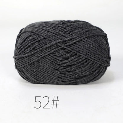Nouveau 5 pièces 250g lait coton tricot laine fil couture teint Lanas pour Crochet artisanat pull chapeau poupées couture tricot outils