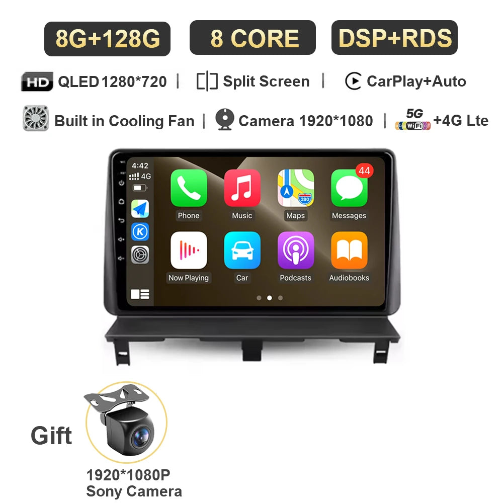 Android 15 autoradio Carplay pour Peugeot Partner 1 2002 - 2008 Partner origine 1 2008-2011 Android Auto lecteur multimédia stéréo