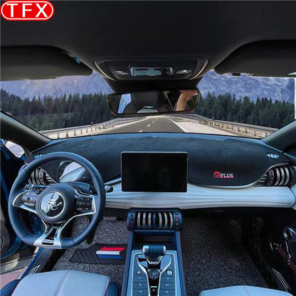 Glutnel Prada Board Cover Polymères pour BYD Atto 3 Yuan Plus 2022 2023, Prada virus Pad Dash Covers, Tapis, LHD, RHD Accessoires
