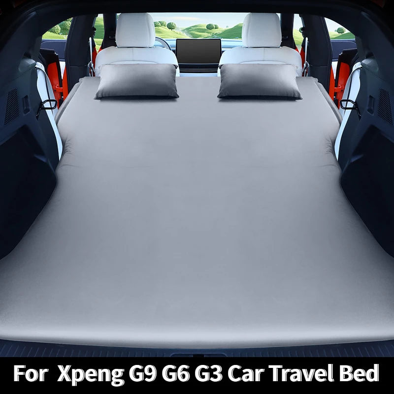 Matelas Gonflable en Tissu Suédé Spécial, Doublure Cargo, Lit de Voyage pour Voiture, Camping en Plein Air, Xpeng G9 G6 G3