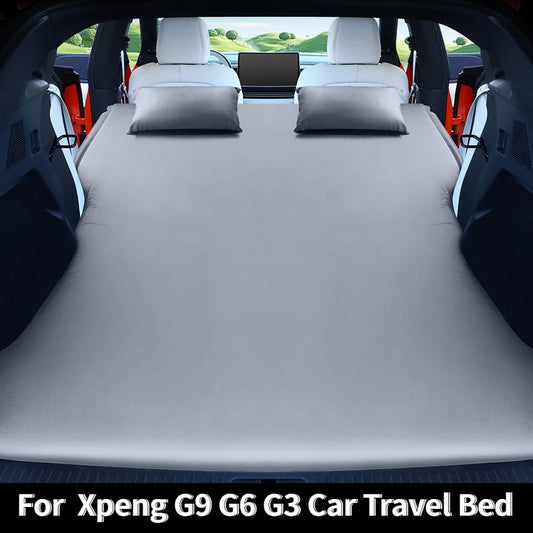 Matelas Gonflable en Tissu Suédé Spécial, Doublure Cargo, Lit de Voyage pour Voiture, Camping en Plein Air, Xpeng G9 G6 G3