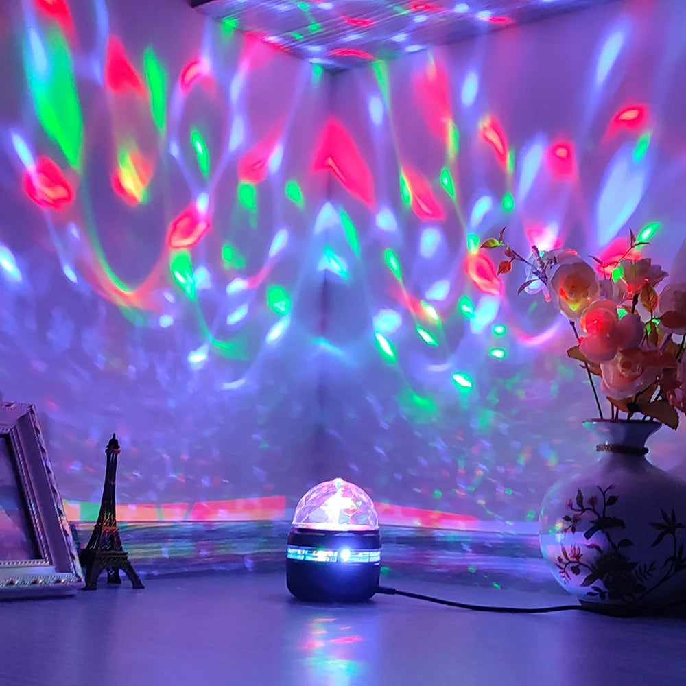 Projecteur LED Galaxie Étoilée Lumière RGB Télécommande Intelligente Lampe Aurore Étoile KTV USB pour Décoration Maison Chambre Camping Mariage