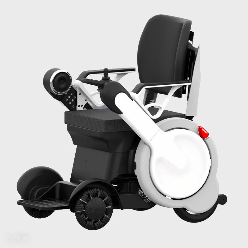 Fauteuil roulant électrique léger et intelligent haut de gamme, fauteuil roulant électrique multifonctionnel pour handicapés.