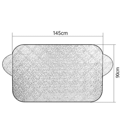 Couverture universelle de pare-brise avant de voiture, couverture de pare-soleil d'automobile, protection contre le gel de glace d'hiver, couverture extérieure Amagi