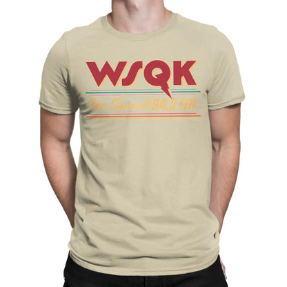 T-Shirt homme WSQK The Squawk drôle pur coton t-shirts à manches courtes Dustin Henderson T-Shirt col rond hauts cadeau d'anniversaire