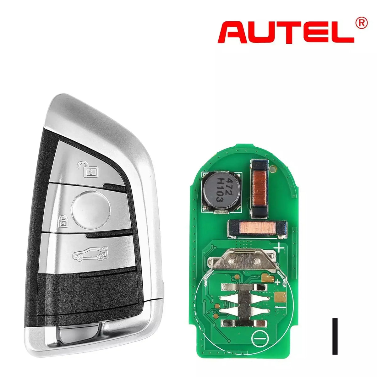 3 boutons IKEYBW003AL pour Autel Smart Key pour KM100 IM508 IM608 1 pièces Autel universel clé intelligente BW003AL pour BMW rasoir Style