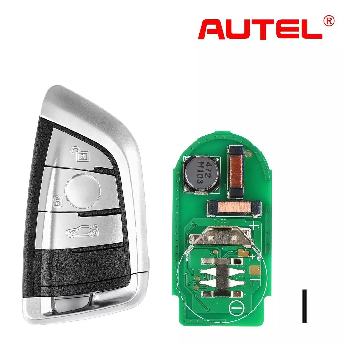3 boutons IKEYBW003AL pour Autel Smart Key pour KM100 IM508 IM608 1 pièces Autel universel clé intelligente BW003AL pour BMW rasoir Style
