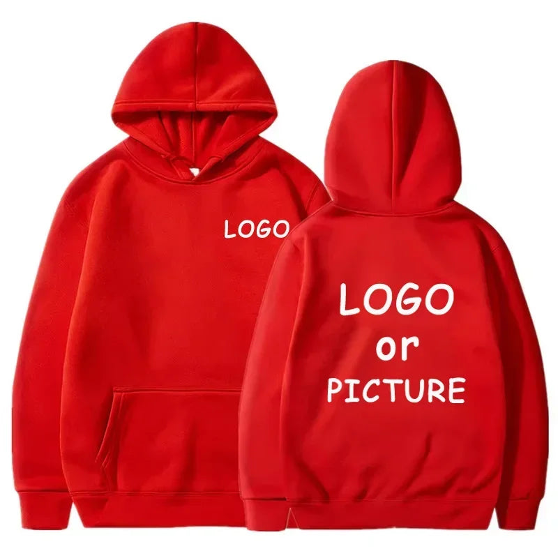 Sweat-shirts décontractés pour hommes et femmes avec logo personnalisé, sweat-shirts à manches longues pour l'automne et l'hiver, sweat-shirts personnalisés de style streetwear.
