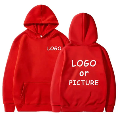 Sweat-shirts décontractés pour hommes et femmes avec logo personnalisé, sweat-shirts à manches longues pour l'automne et l'hiver, sweat-shirts personnalisés de style streetwear.