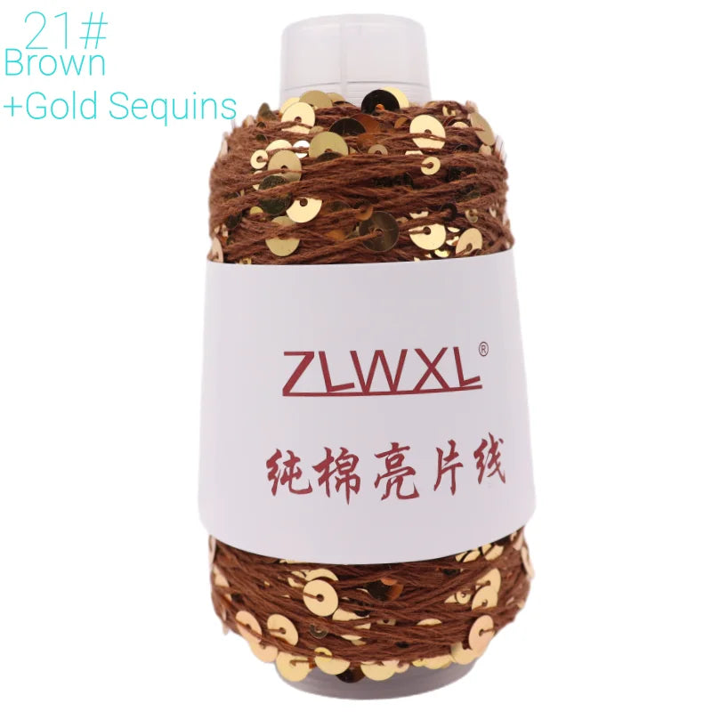 خيوط قطن لامعة خاصة، إكسسوارات ملابس يدوية، دمية قماش، خيوط أوغو، 6 مم + 3 مم، 200 جرام، 600 متر، 1-88 لونًا