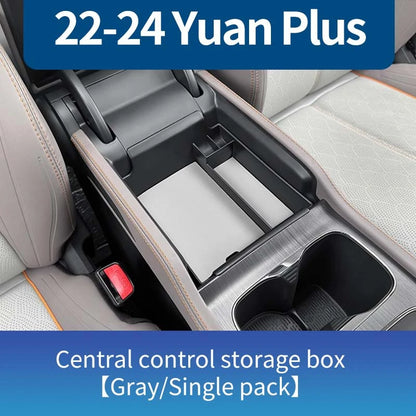 صندوق تخزين سفلي لوحدة التحكم المركزية للسيارة Byd Yuan Plus Atto 3 2022 – 2023، حقيبة تنظيم، ملحقات مقاومة للخدش والتآكل