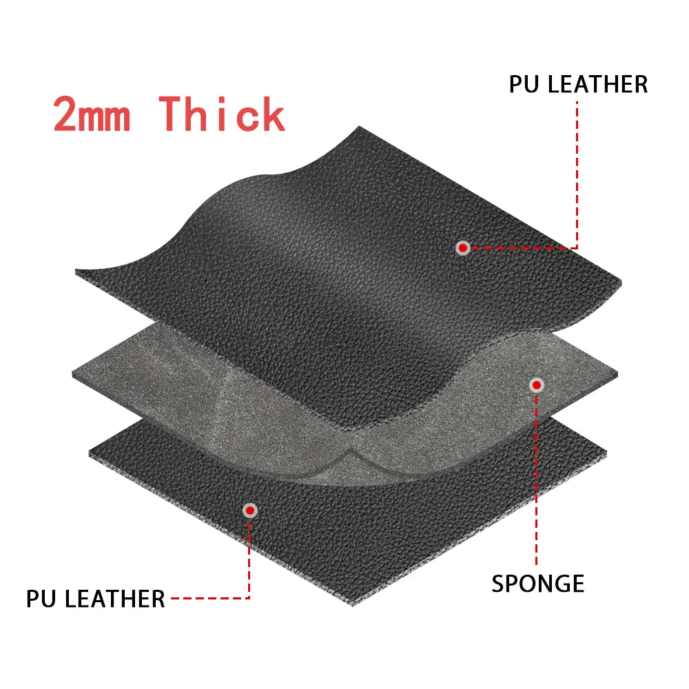 Housses de siège de voiture universelles PU noir mode housses de siège de sport housse de siège de voiture en polyuréthane accessoires intérieurs universels
