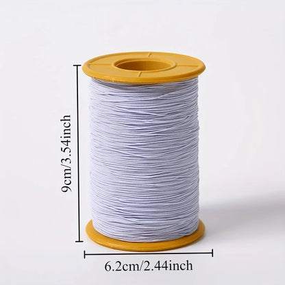 Corde élastique pour Machine à coudre, 0.5mm, ligne élastique en Polyester super fin, accessoires pour vêtements, corde élastique