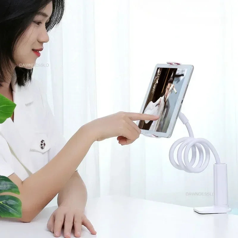 Support de téléphone 128cm, support paresseux, appui-tête, lit 360, bras longs flexibles, support à pince pour IPhone Samsung et appareil 3.5 ~ 6.7 pouces