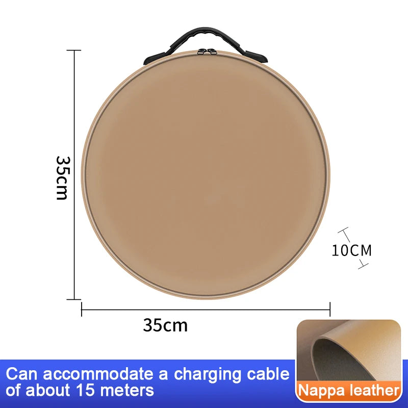 Boîte de rangement pour câble de recharge de voiture électrique compatible avec LYNK&CO 01 02 Z10 Z20 03 05 06 07 08 09 900 Câbles de charge de véhicule électrique Sac de transport