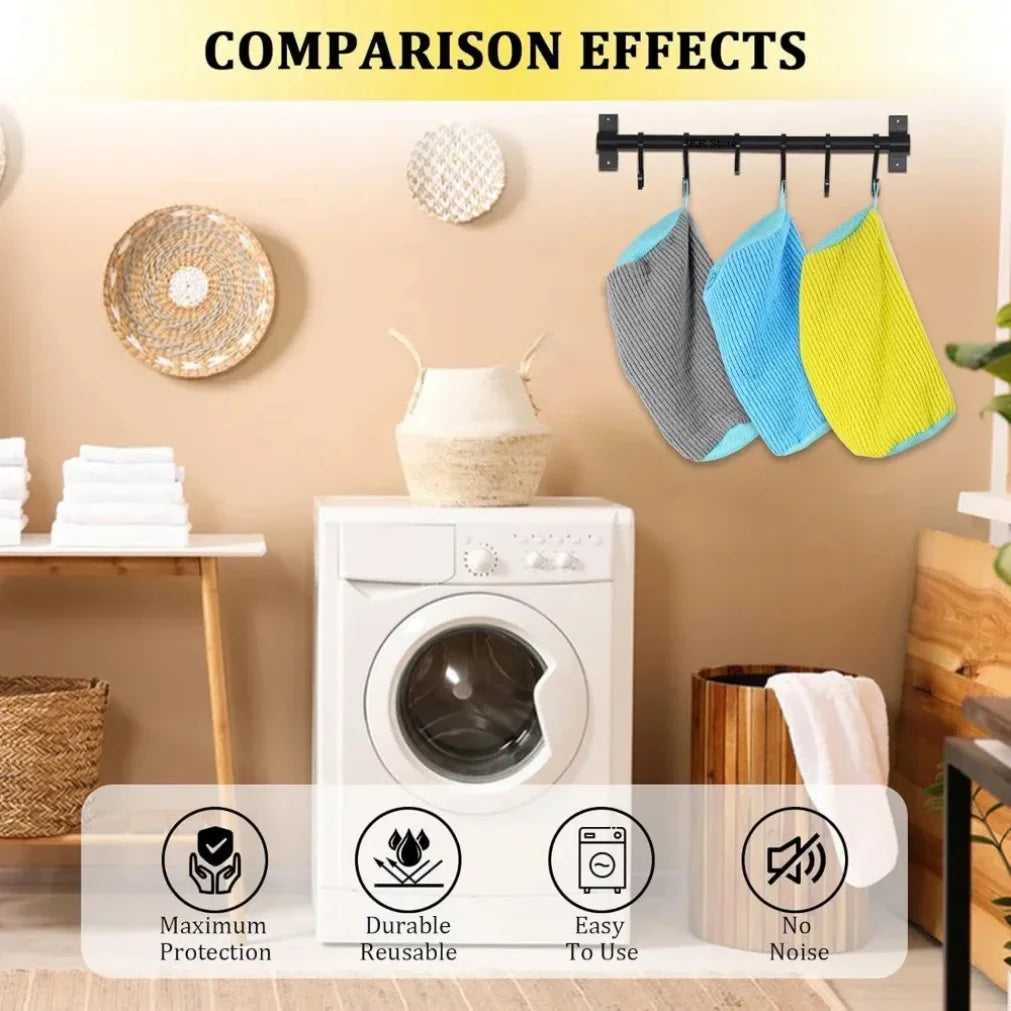 2/1 pièces sac de lavage de chaussures Machine à laver sacs à linge avec fermeture à glissière chaussures sacs de nettoyage chaussures blanchisserie Fibers moelleuses Sneaker