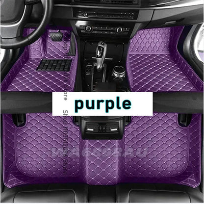 Tapis de sol de voiture personnalisé pour Xpeng P7 2020 – 2024, tapis de sol de voiture en cuir résistant à l'usure de haute qualité
