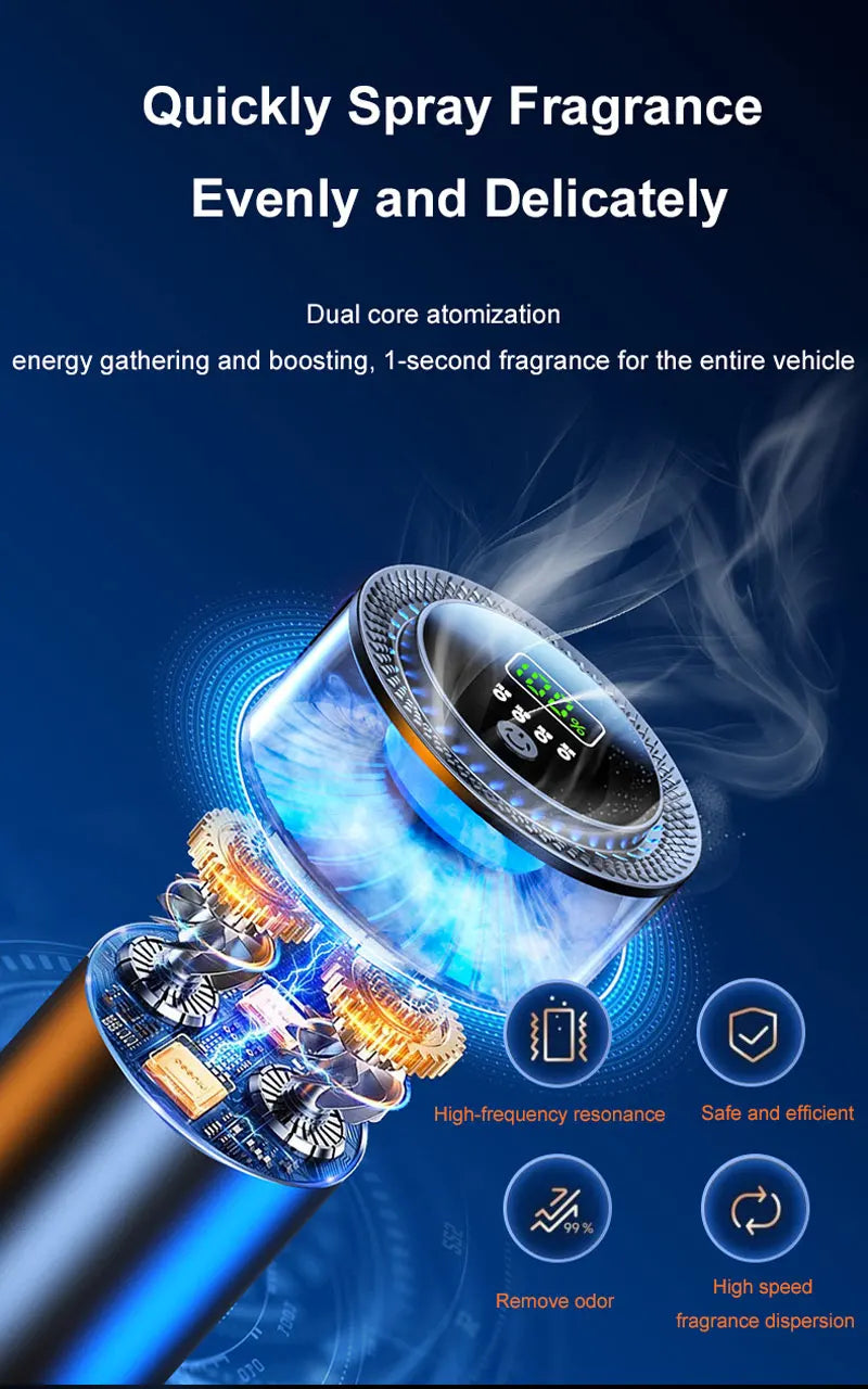 Désodorisant aromatique pour voiture, diffuseur de véhicule créatif, lumière ambiante, brume de nuage, parfum, arôme de voiture électrique, bon odeur, cadeau pour la maison