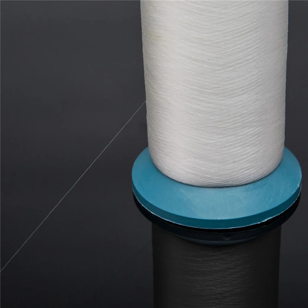 1 rouleau de fil à coudre transparent à haute élasticité, 4500m, 0.12mm, en Nylon, pour Patch, perles à la main, point de croix, décor de vêtements