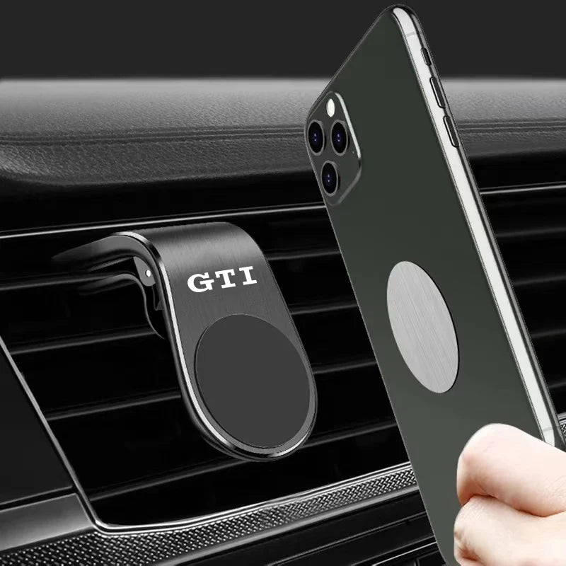 Support de téléphone magnétique pour voiture, support de navigateur GPS, accessoires pour VW GTI Polo Golf Passat Tiguan Arteon Touareg CC Taigo Caddy Jetta