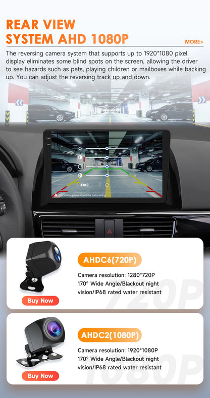Snapdragon 8Core Android 14 autoradio pour Mazda CX5 CX-5 2012-2015 lecteur multimédia 6115 360 Cam Autoaradio Carpay Android Auto