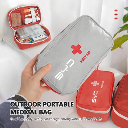 Sac de rangement de médicaments de premiers secours, Kit médical de voyage à domicile en plein air pour BYD M6 G3 G5 T3 F3 F0 S6 S7 E5 E6 L3 Tang Yuan