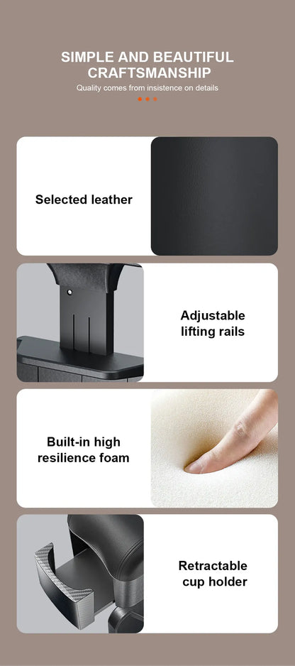 SEAMETAL – boîte d'accoudoir de voiture, organisateur de repose-coude à hauteur réglable, boîte de rangement universelle pour repose-bras intérieur, organisateur d'espace de siège