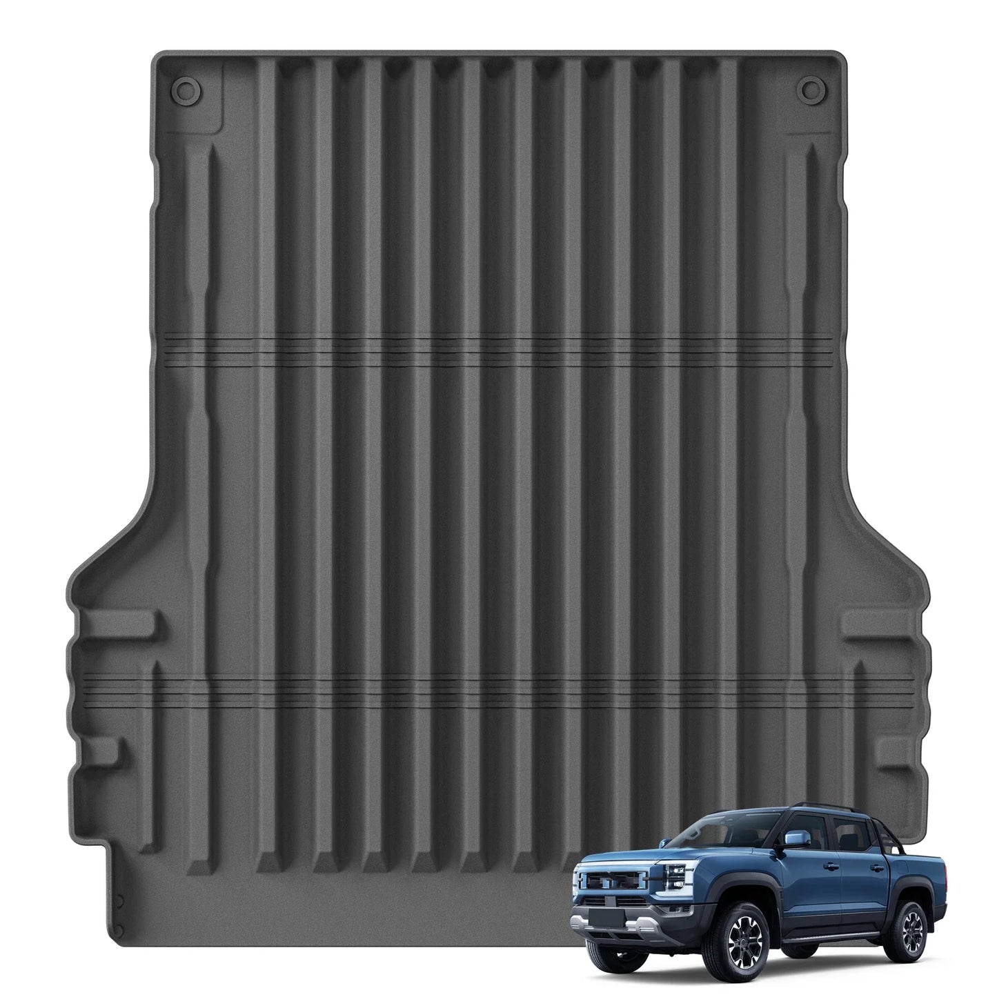 Pour BYD Shark 2025 2024 3D TPE tapis de sol tapis de coffre tous temps imperméable anti-dérapant arrière doublure de chargement tapis coussinets de pied noir