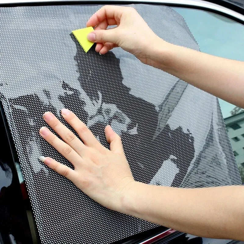 Film de Protection Solaire Durable pour Toit Ouvrant de Voiture, Autocollant Électrostatique en PVC Anti-UV de Haute Qualité, 2 Pièces