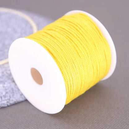 Corde de coton pour macramé, ficelle, ficelle, fil, artisanat, couture, tentures murales faites à la main, bohème, fête de mariage, décoration d'intérieur, 1.2mm, 37m