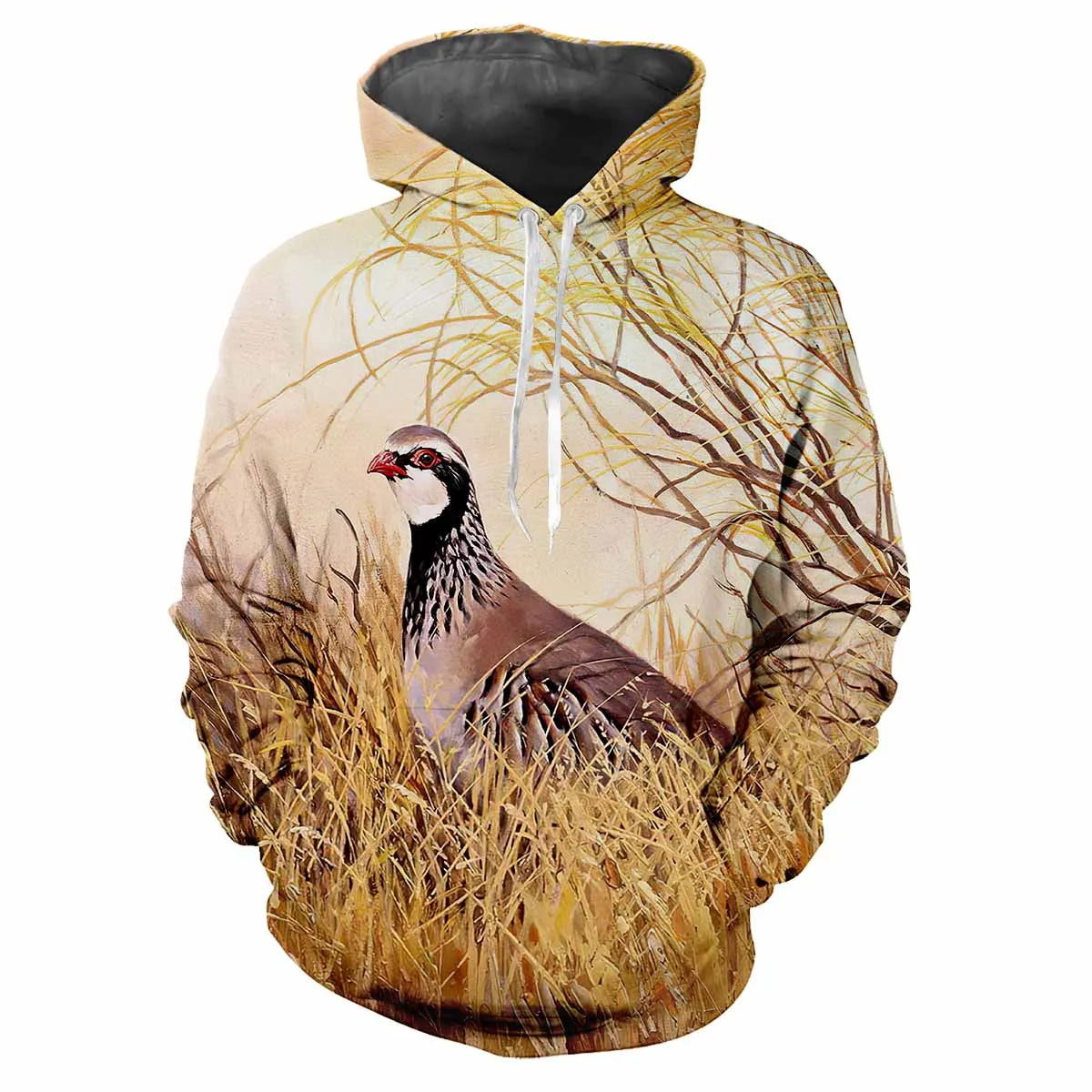 Camouflage chasse animaux en plein air Camouflage printemps et automne hommes à capuche rue tendance ample confortable haut décontracté vêtements