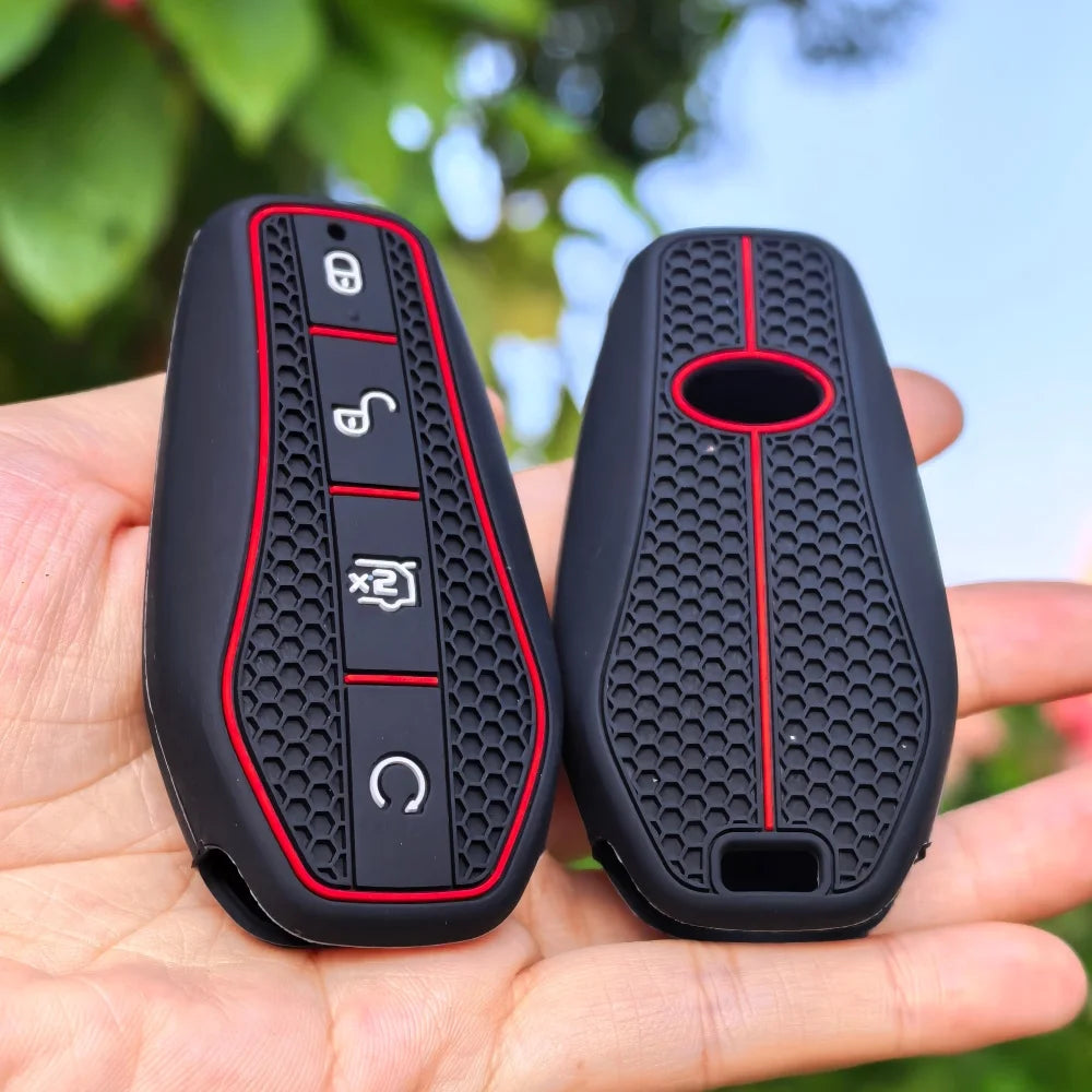 Étui en Silicone pour clé télécommande de voiture, étui pour clé en chaîne pour BYD Atto 3 Han EV Dolphin Song PRO Max Tang DM Yuan Dolphin E2 Qin PLUS