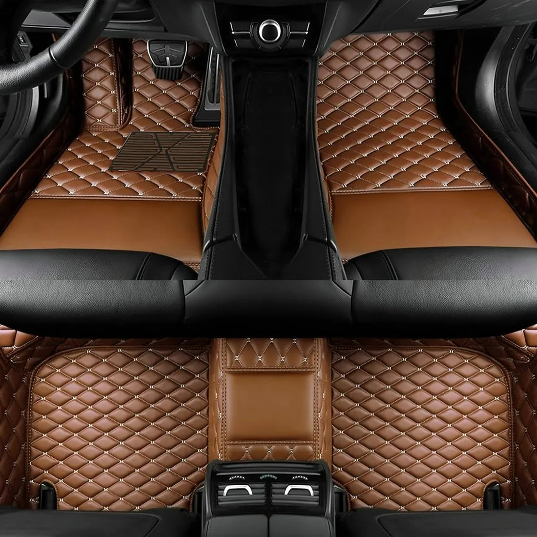 Tapis de sol de voiture en cuir personnalisé, pour BYD Yangwang U8 2023 2024 2025 2026 2027, accessoires d'intérieur