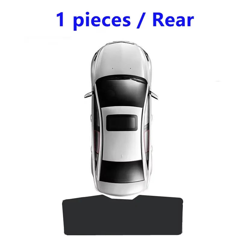 Visière de voiture en maille pour Geely Lynk & Co 02 MK2 Z20 E335 2024 ~ 2026, pare-soleil magnétique en maille, rideaux, accessoires automobiles
