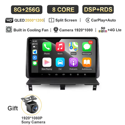 Android 15 autoradio Carplay pour Peugeot Partner 1 2002 - 2008 Partner origine 1 2008-2011 Android Auto lecteur multimédia stéréo