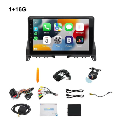 Pour Mercedes Benz classe C 3 W204 S204 2006 - 2011 Android 15 Carplay Auto autoradio multimédia lecteur vidéo Navigation GPS DSP