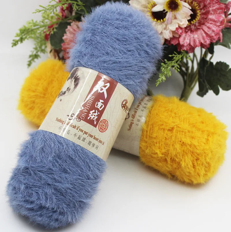 Rouleau de fil moelleux en cachemire à 3 plis, 100 g/rouleau, tricot coloré, laine super douce tricotée, Crochet pour bébé, écharpe pour bébé, fil épais