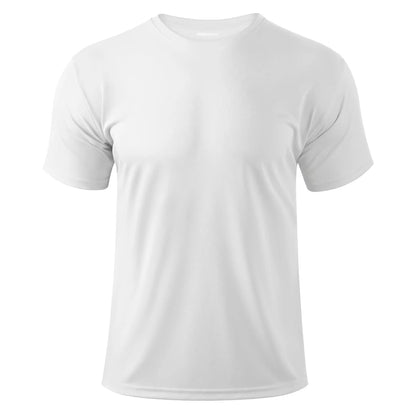 TACVASEN UPF 50 + UV chemise hommes col rond manches courtes basique été t-shirt style décontracté salle de sport Fitness course natation séchage rapide t-shirt hauts