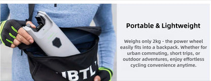 دراجة كهربائية P.Wheel Booster بطارية 18 فولت 10 أمبير 200 واط ملحقات دراجة بوستر محمولة متينة دراجة هوائية جبلية