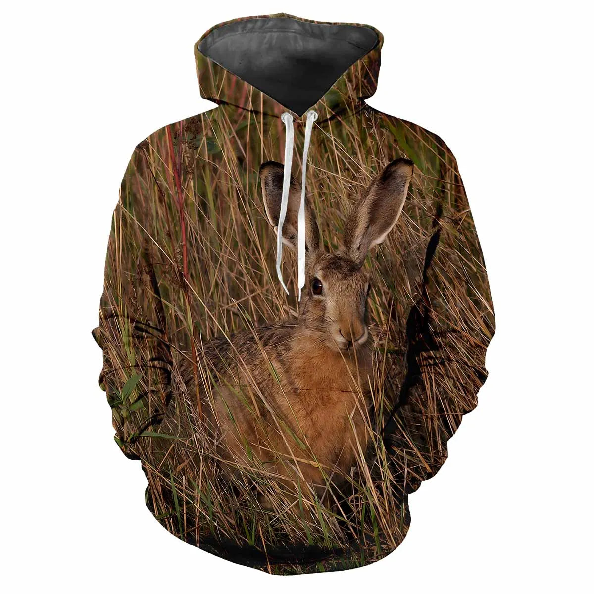 Camouflage chasse animaux en plein air Camouflage printemps et automne hommes à capuche rue tendance ample confortable haut décontracté vêtements