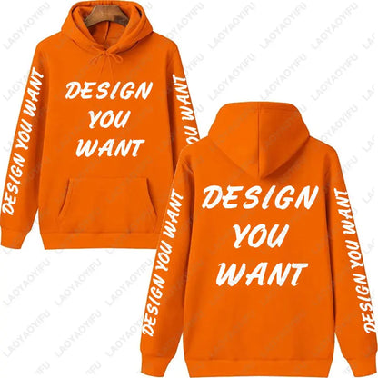 Sweat-shirt personnalisé avec photo, sweat-shirt confortable et chaud pour l'automne, unisexe, décontracté, texte imprimé personnalisé, sweat-shirt DIY tendance