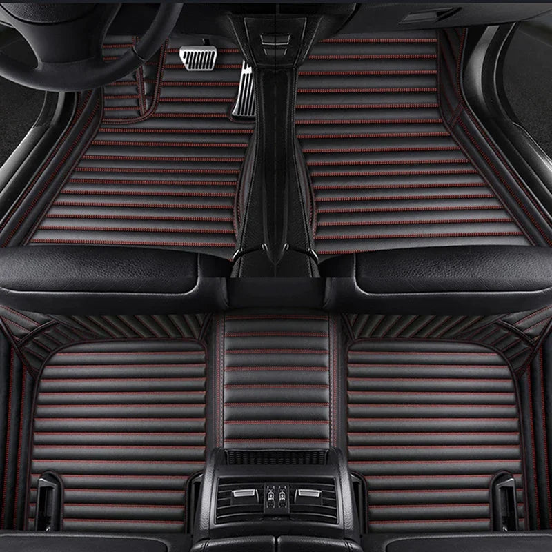 Tapis de sol de voiture en cuir personnalisé, pour BAIC B80 2021 2022 2023 2024 2025 2026 2027, accessoires d'intérieur