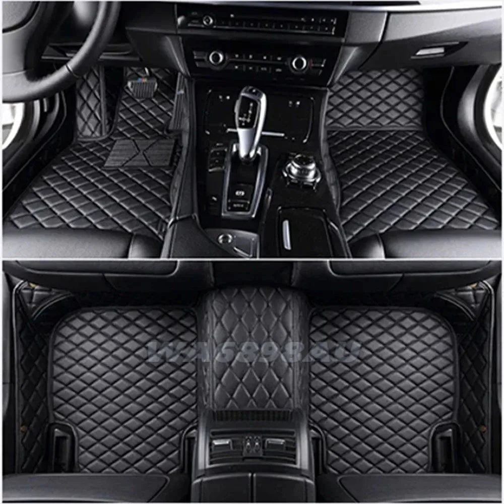 Tapis de sol de voiture personnalisé pour Xpeng P7 2020 – 2024, tapis de sol de voiture en cuir résistant à l'usure de haute qualité