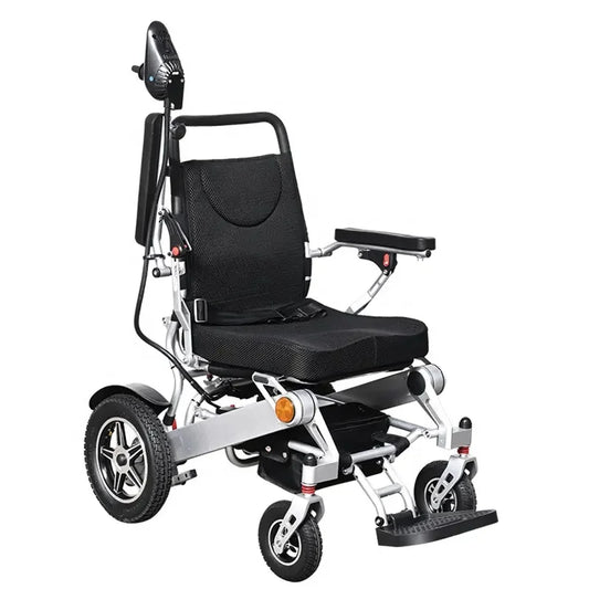 Légère offre spéciale fauteuil roulant électrique pliant télécommande fauteuil roulant électrique handicapé personnes âgées fauteuil roulant