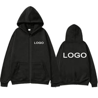 Sweat à capuche imprimé personnalisé pour hommes et femmes, fermeture éclair, ample, vêtements décontractés, mode, manches longues, pull à capuche, personnalité