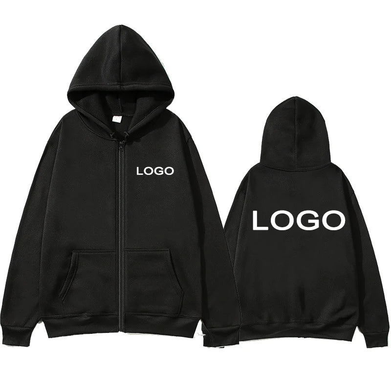 Sweat à capuche imprimé personnalisé pour hommes et femmes, fermeture éclair, ample, vêtements décontractés, mode, manches longues, pull à capuche, personnalité