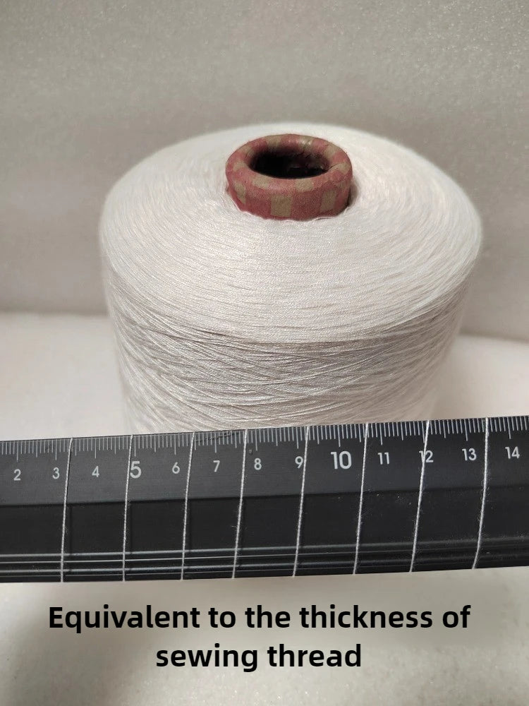 Fil de coton mercerisé 100% fin, 500g, pour tricoter à la main, vêtements au Crochet, sac à chaussettes, bricolage, fil pour bébé de haute qualité, doux pour la peau