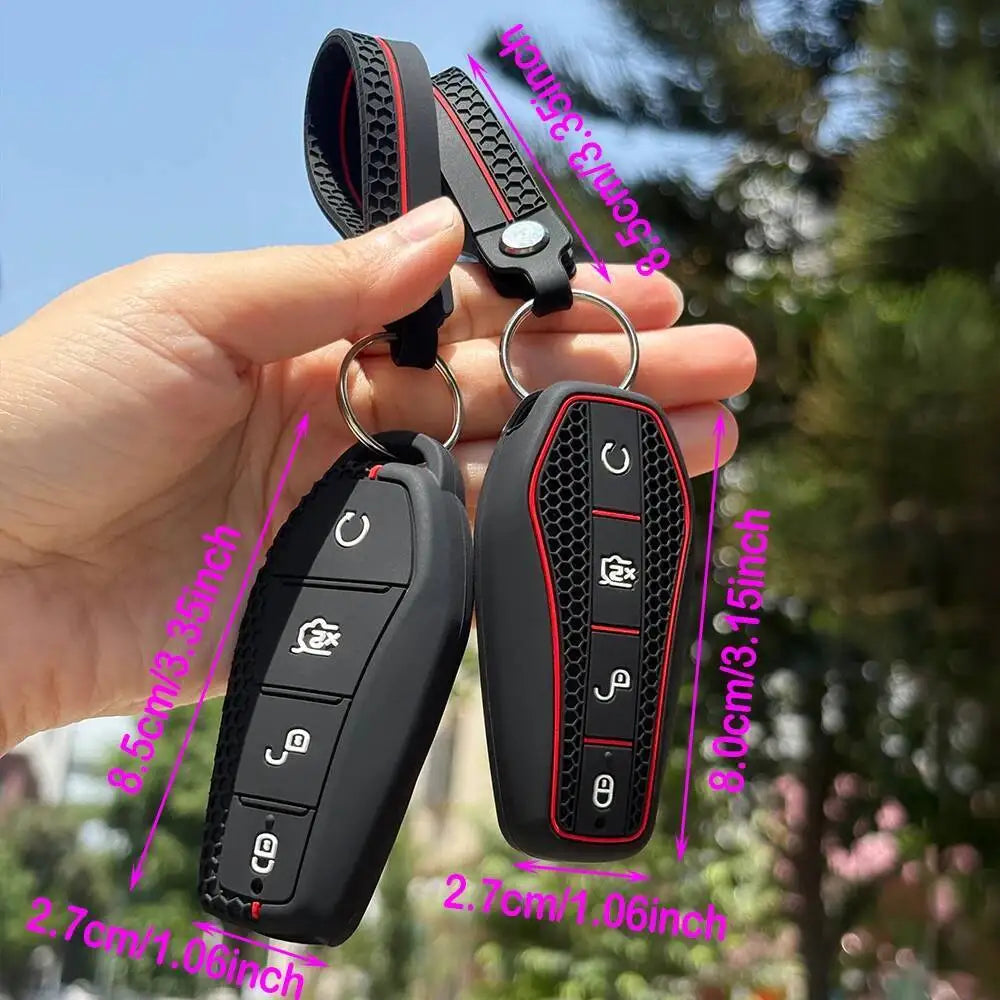 Étui en Silicone pour clé BYD Atto 3 Qin Plus Sealion 6 DM-i Dolphin Song L DM-i Han L Tang